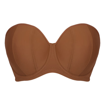 Luxe Strapless Bra- Caramel - Pinned Up Bra Lounge