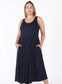 Meara Banded Waist Plus Size Dress - Pinned Up Bra Lounge
