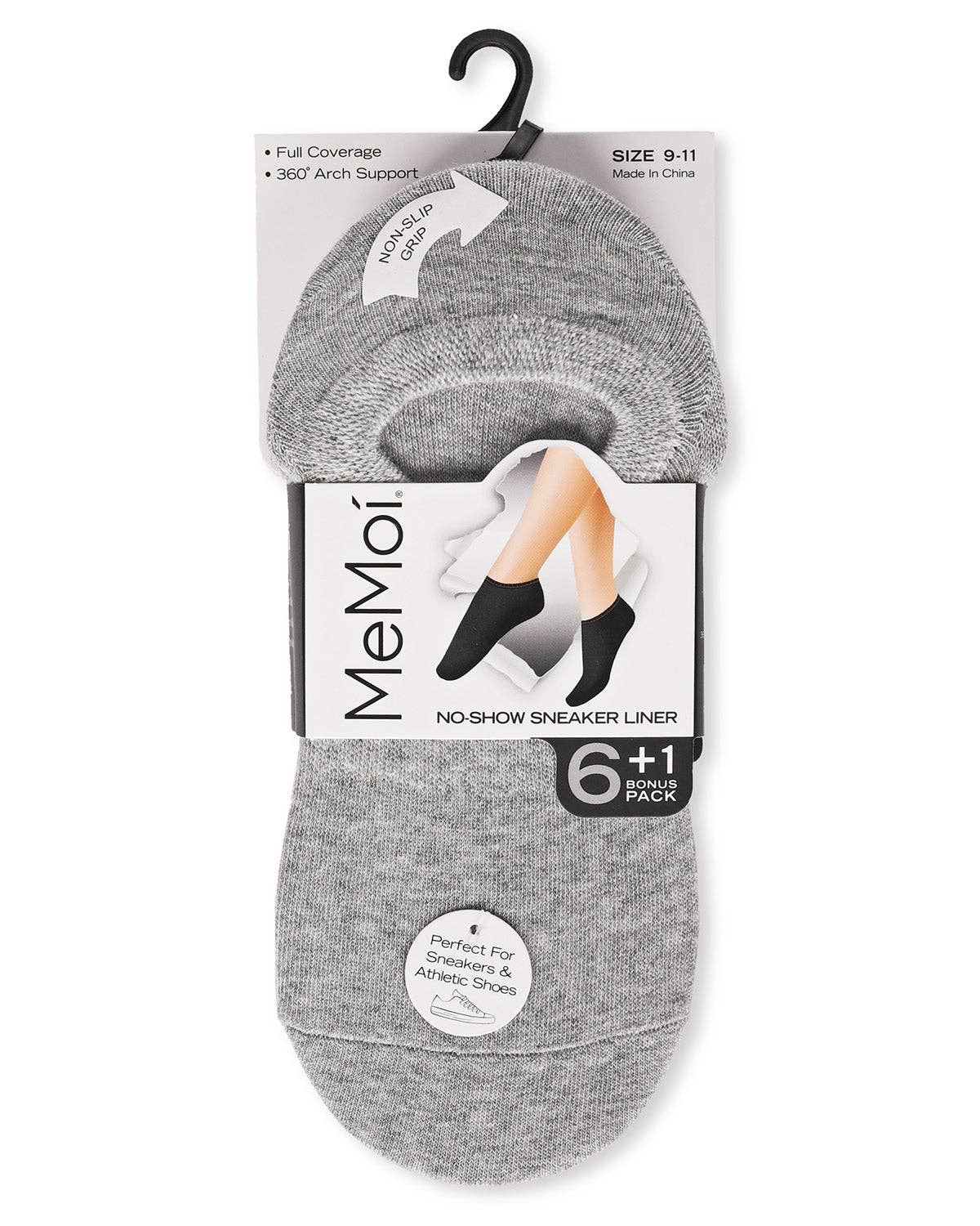 No Show Cotton Blend Sneaker Liner 7 Pair Pack - Pinned Up Bra Lounge