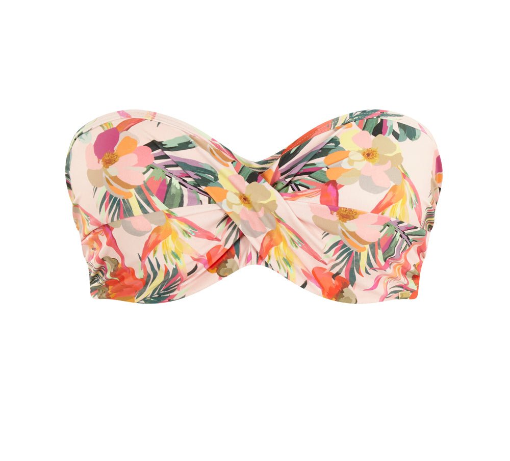 Paradise Bandeau Bikini Top - Pinned Up Bra Lounge