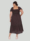 Plus Size Floral Dress (Preorder Ships Approx March 3rd) - Pinned Up Bra Lounge