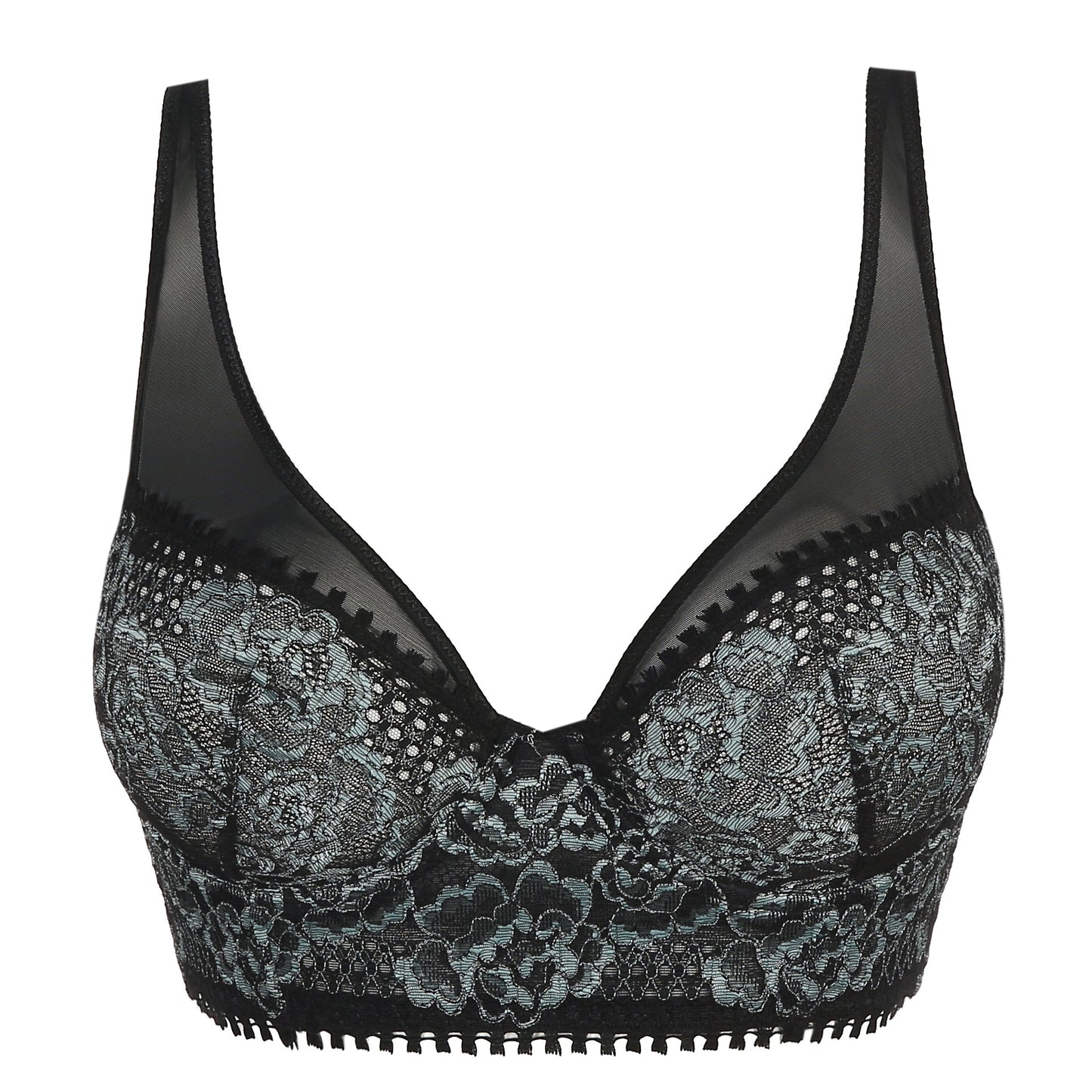 Rose Sauvage Wired Triangle Bralette - Pinned Up Bra Lounge