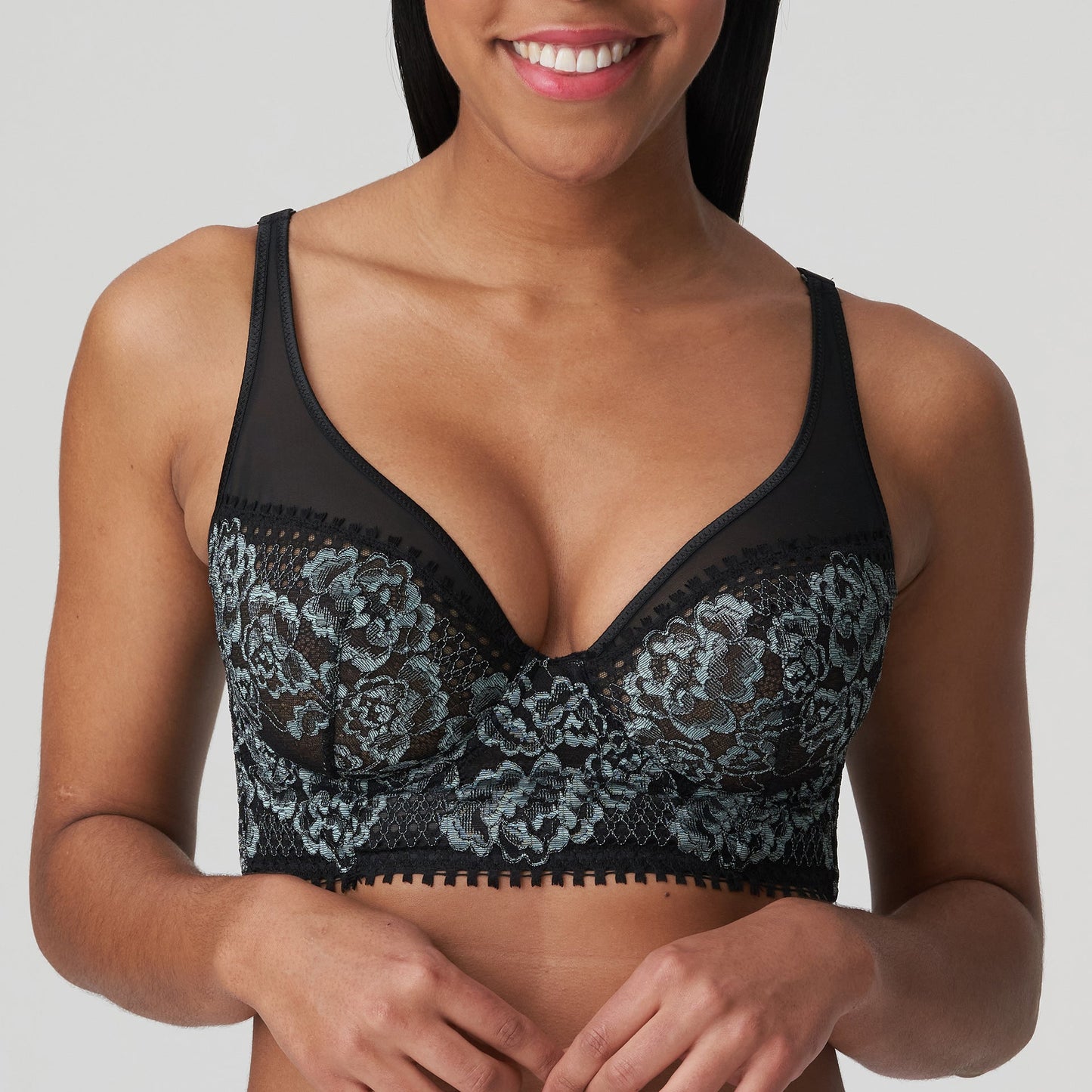Rose Sauvage Wired Triangle Bralette - Pinned Up Bra Lounge