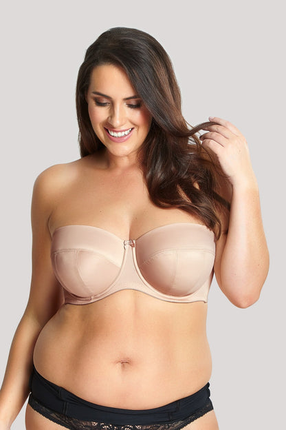 Sculptrese by Panache Dana Balconett Strapless in Linen Colour - Pinned Up Bra Lounge