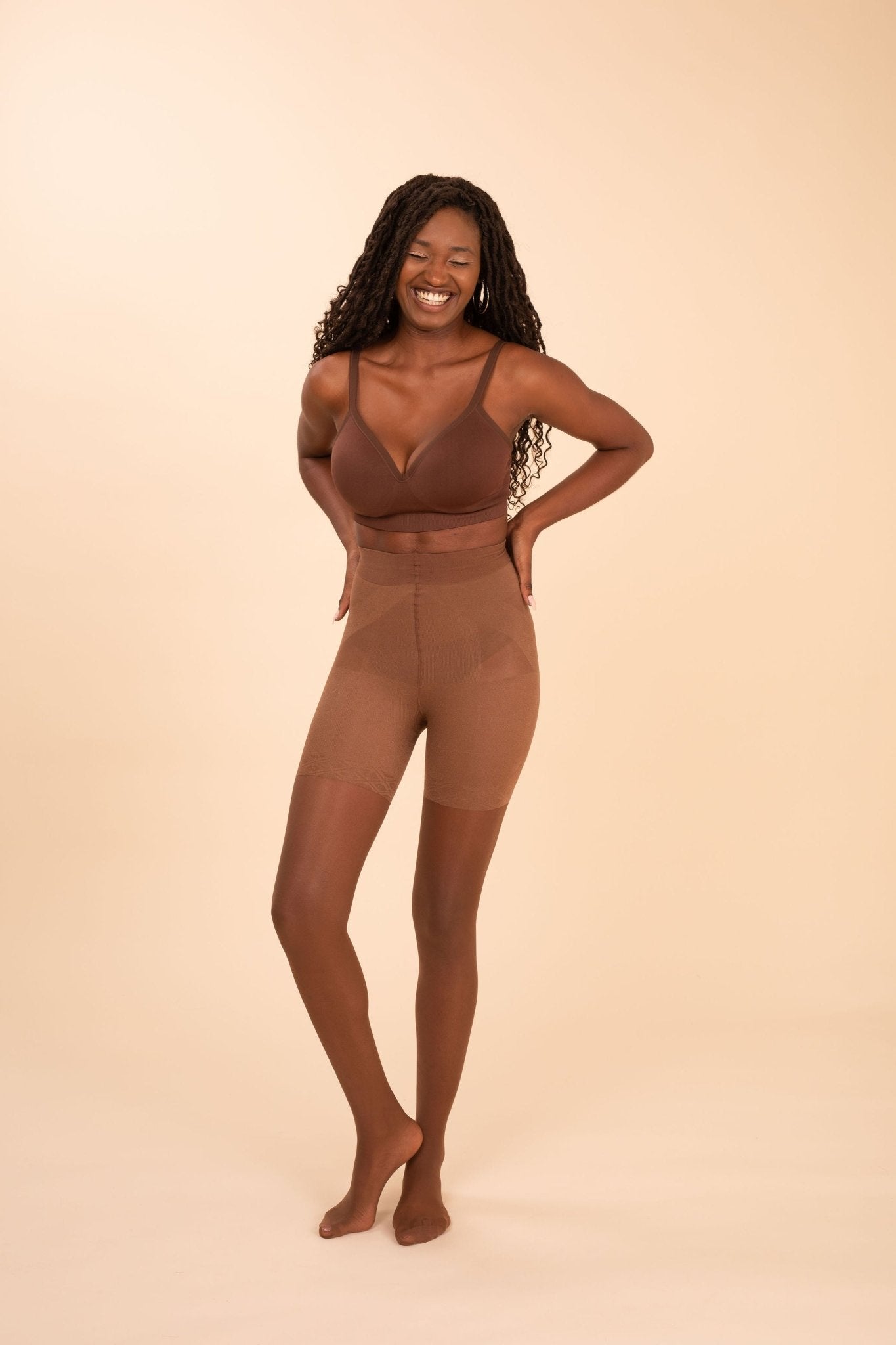 Sheer Contour Tights - Pinned Up Bra Lounge