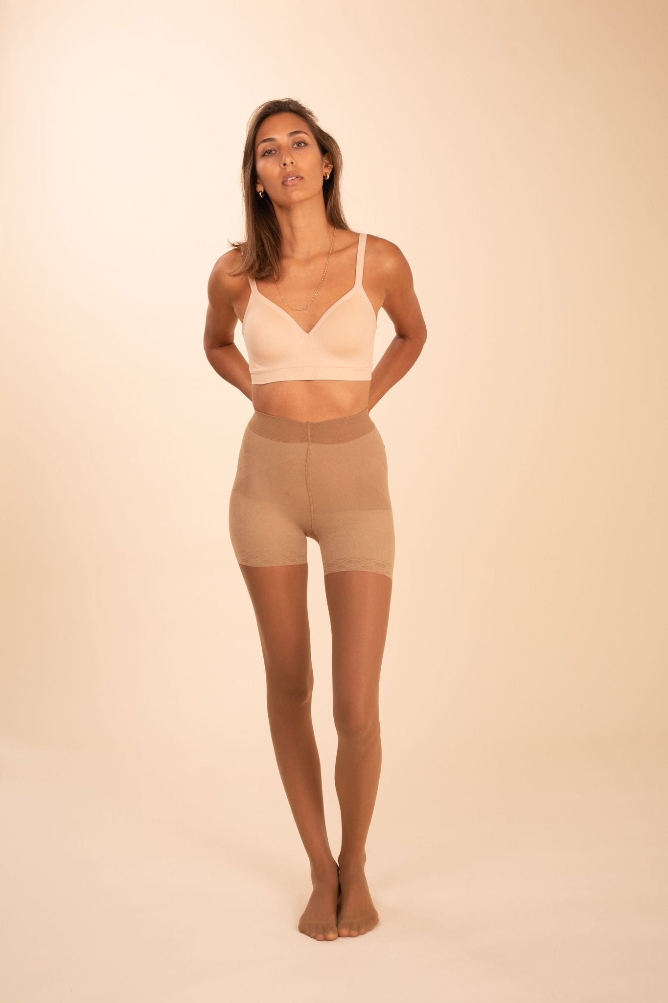 Sheer Contour Tights - Pinned Up Bra Lounge
