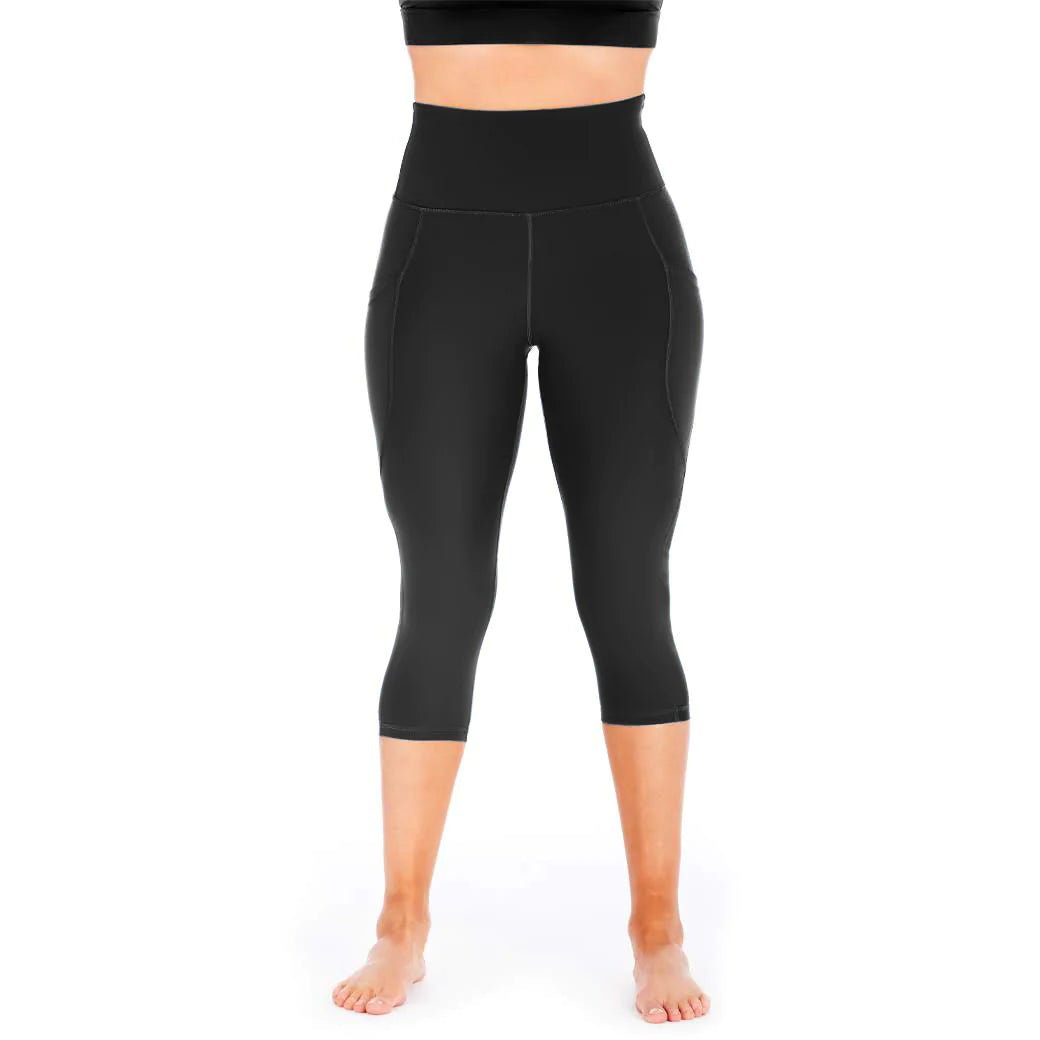 Stay Put Capri Leggings (Pre Order Approx Ship Date July 15th) - Pinned Up Bra Lounge