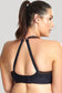 Wired Full Bust Sports Bra- Black - Pinned Up Bra Lounge