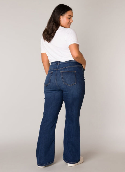 Yvana High Rise Flare Jeans - Pinned Up Bra Lounge