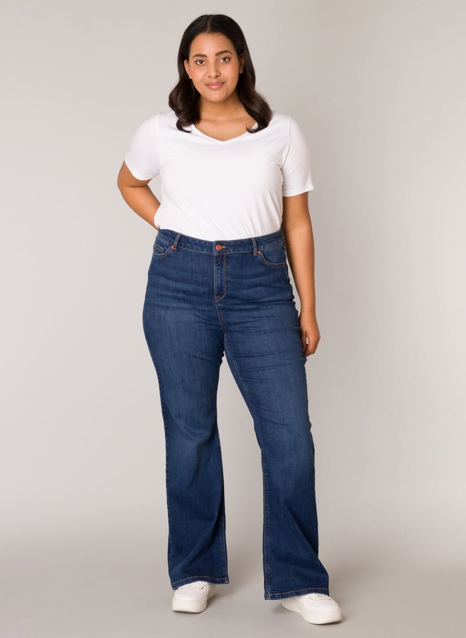 Yvana High Rise Flare Jeans - Pinned Up Bra Lounge